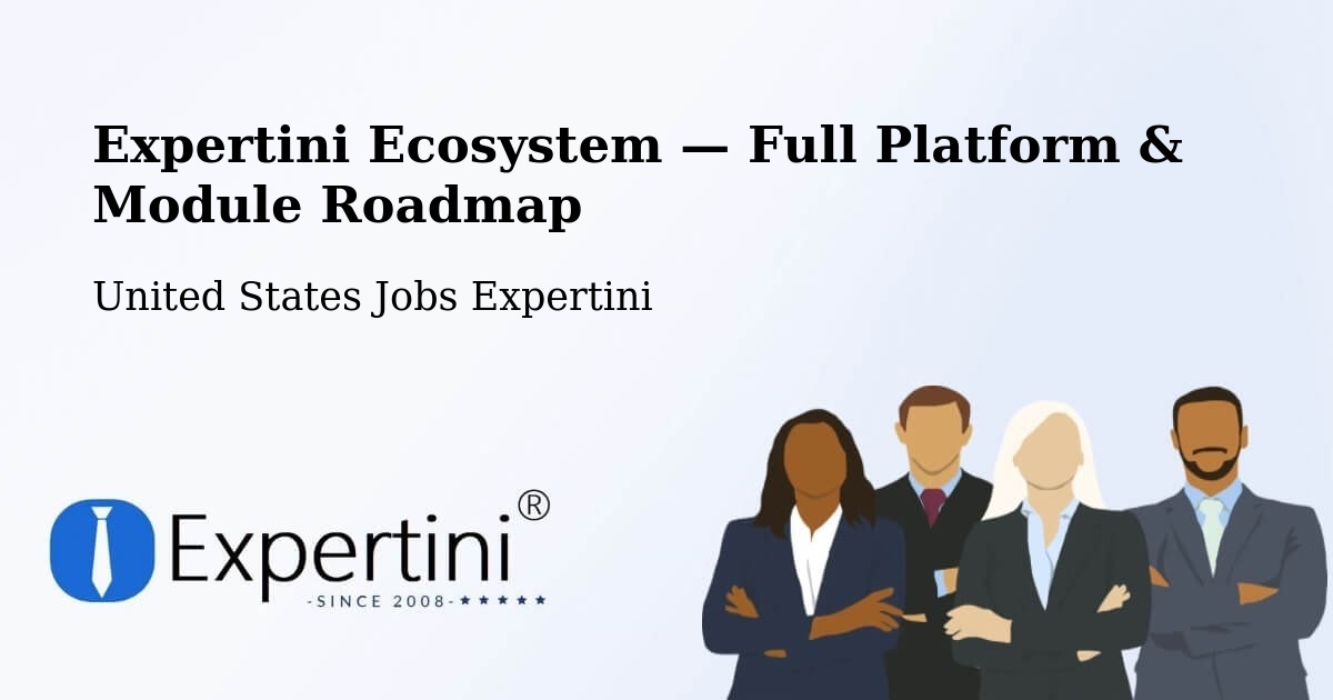 Expertini Ecosystem — Full Platform & Module Roadmap – Glens Falls